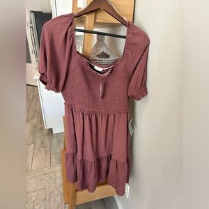 Lush dusty rose pink dress size large